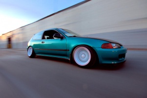1993 Honda Civic with 15x8 XXR 513 wheels