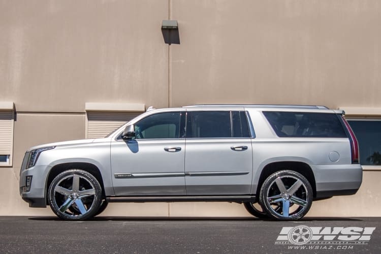 2015 Cadillac Escalade with Heavy Hitters HH15 wheels