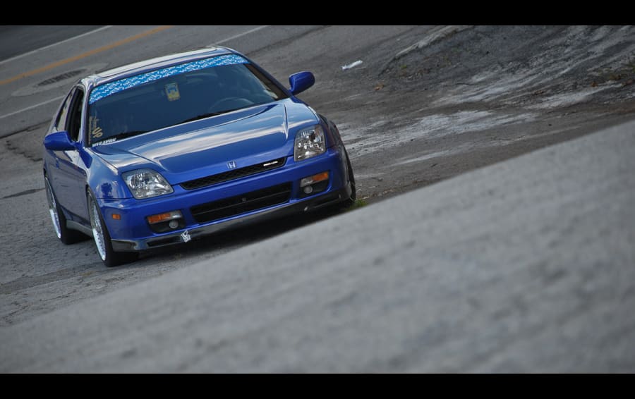 2001 Honda Prelude with 17x8 BBS RS wheels