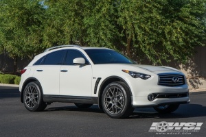 2012 Infiniti FX50 with TSW Nurburgring wheels