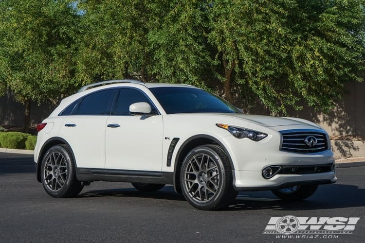 2012 Infiniti FX50 with TSW Nurburgring wheels