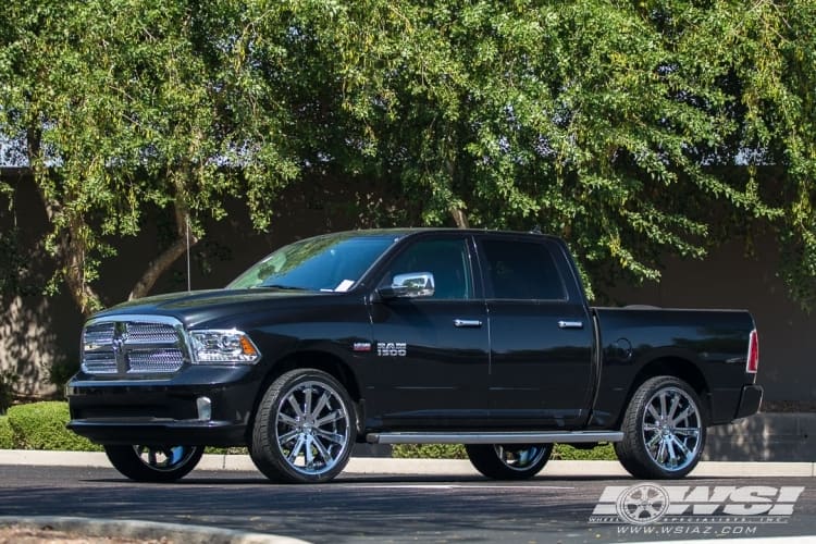 2015 RAM 1500 with Heavy Hitters HH10 wheels