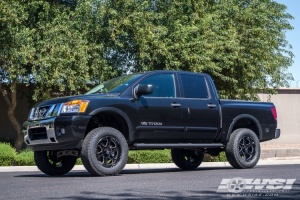 2015 Nissan Titan with Hostile Havoc-6 wheels