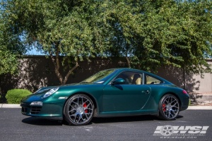 2009 Porsche 911 with Avant Garde M590 wheels