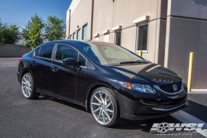 2015 Honda Civic with Vossen CVT wheels