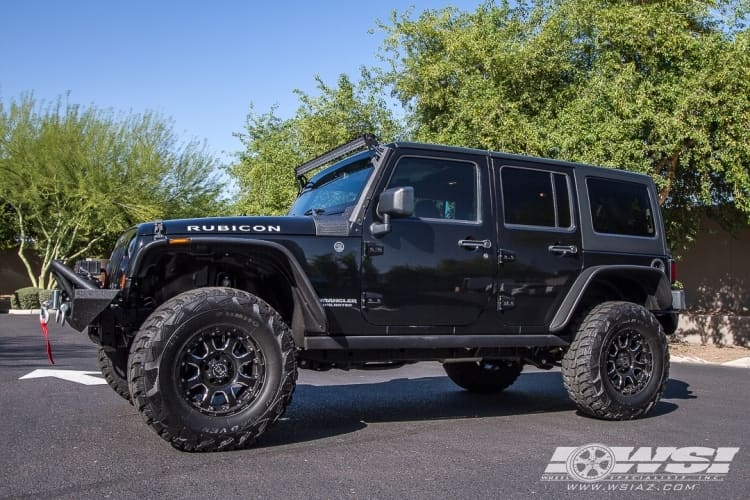 2014 Jeep Wrangler with Black Rhino Sierra wheels