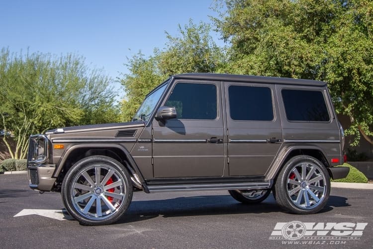 2015 Mercedes-Benz G-Class with Giovanna Santo-2SS wheels