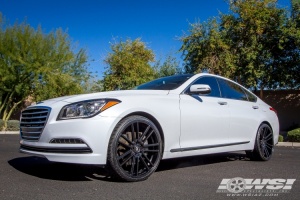 2015 Hyundai Genesis with Koko Kuture Massa-7 wheels