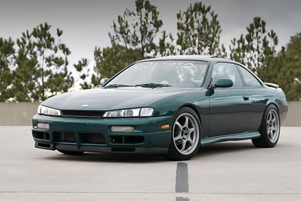 1997 Nissan S14 with 17x8 SSR TYPE C wheels