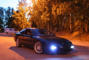 1993 Nissan S13 with 17x7.5 Team Dynamics Tornado wheels