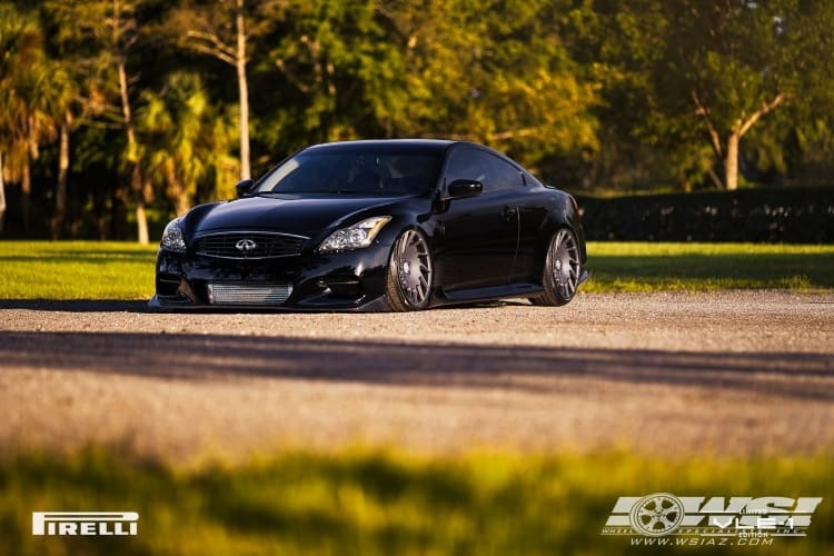 2013 Infiniti G37 with Vossen VLE-1 wheels
