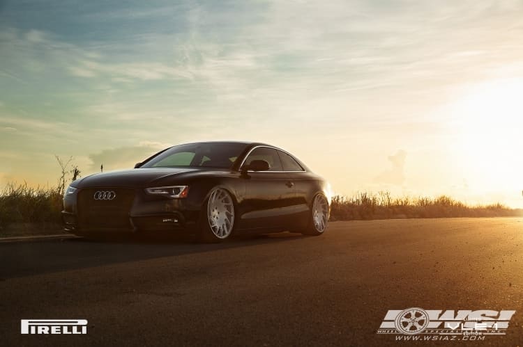 2014 Audi A5 with Vossen VLE-1 wheels
