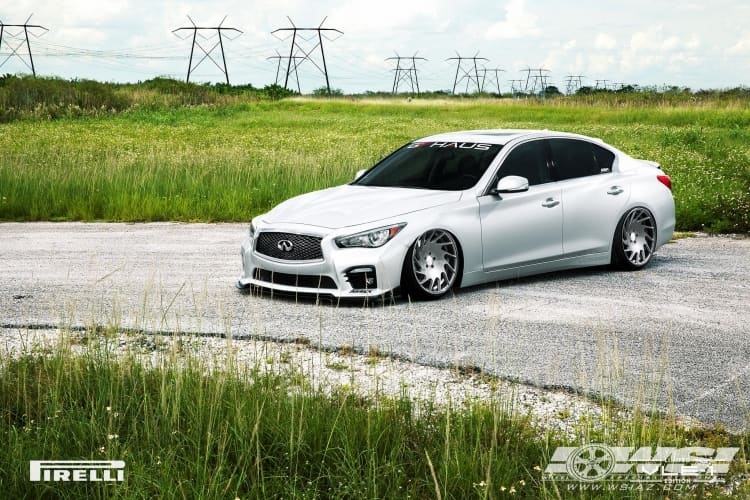 2015 Infiniti Q50 with Vossen VLE-1 wheels