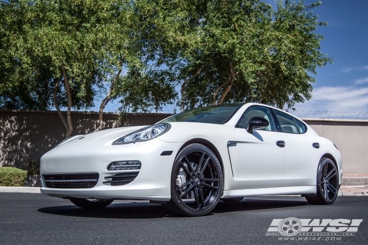 2012 Porsche Panamera with Koko Kuture Massa-5 wheels