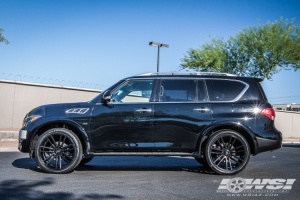2014 Infiniti QX80 with Koko Kuture Massa-7 wheels