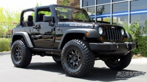 2013 Jeep Wrangler with Black Rhino Sierra wheels