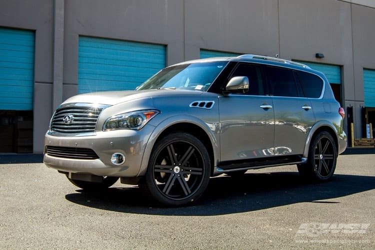 2014 Infiniti QX80 with Black Rhino Letaba wheels