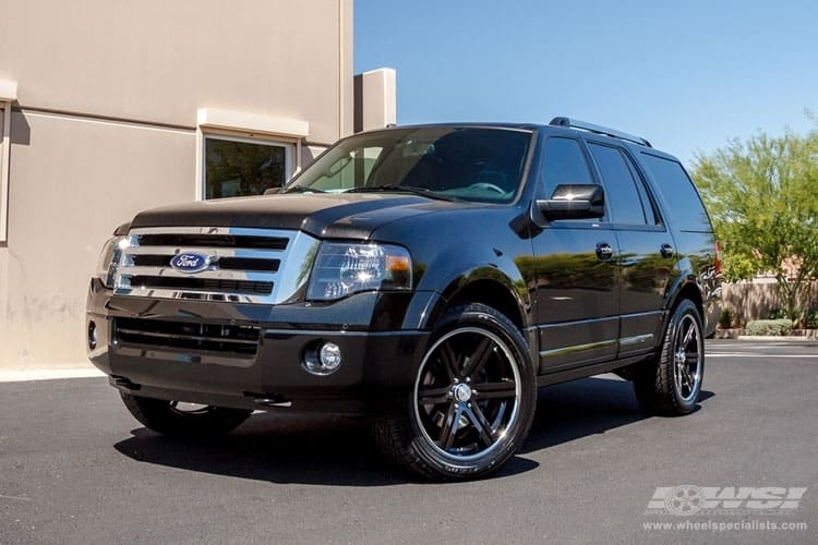 2014 Ford Expedition with Black Rhino Letaba wheels