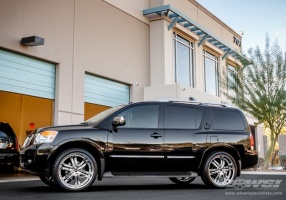 2012 Nissan Armada with Avenue A607 wheels