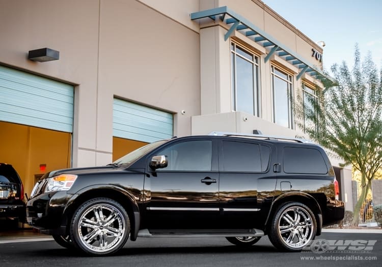 2012 Nissan Armada with Avenue A607 wheels