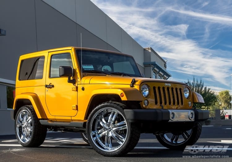 2013 Jeep Wrangler with Avenue A607 wheels