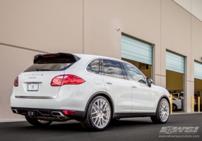 2013 Porsche Cayenne with Victor Equipment Innsbruck wheels