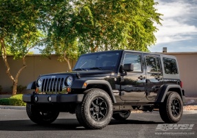 2012 Jeep Wrangler with Black Rhino Glamis wheels