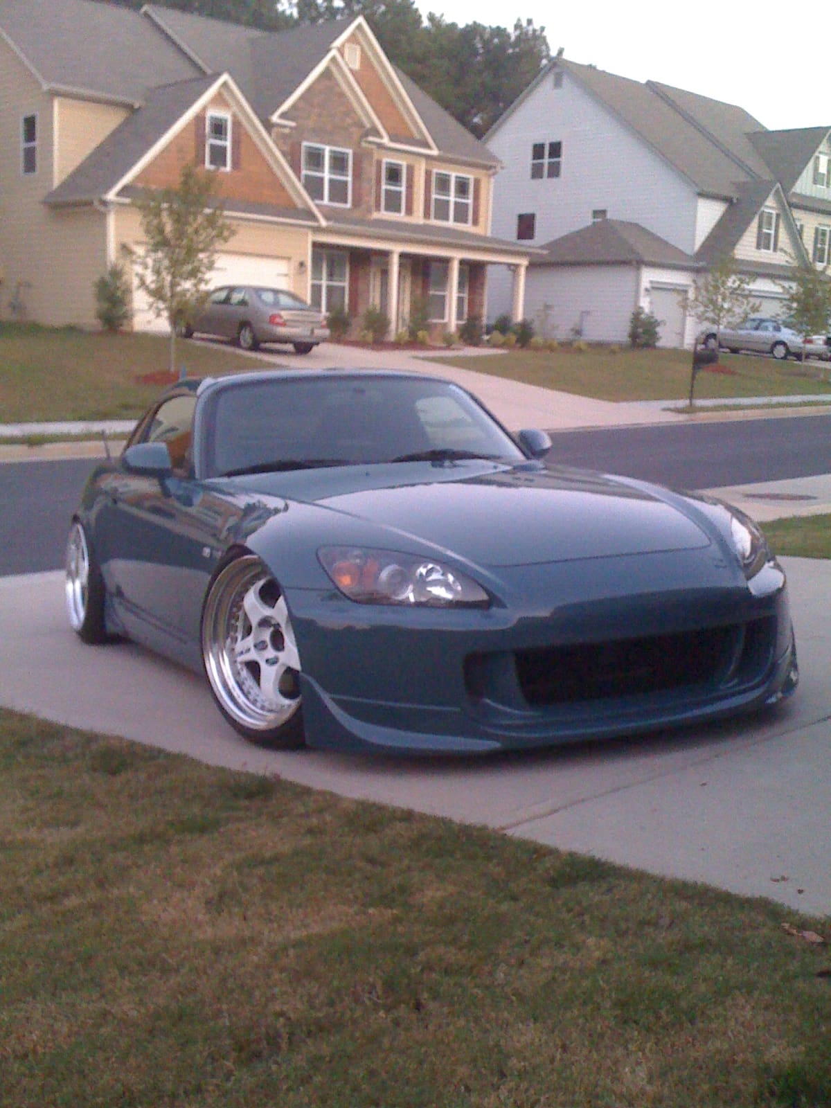 2004 Honda S2000 with 18x9.5 WORK MEISTERS wheels