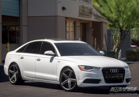2013 Audi A6 with Vossen CV5 wheels