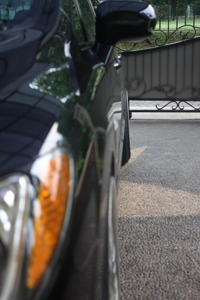 2007 Honda Civic with 19x8.5 iForged retro wheels