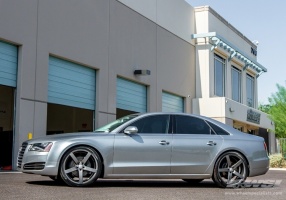 2013 Audi A8 with Vossen CV3-R wheels