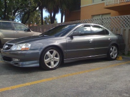 2003 Acura TL with 18x8.5 work wheels Varianza T1S wheels