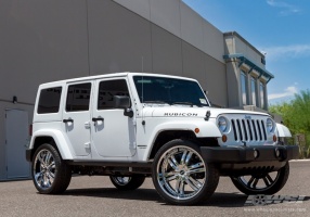 2012 Jeep Wrangler with Avenue A607 wheels