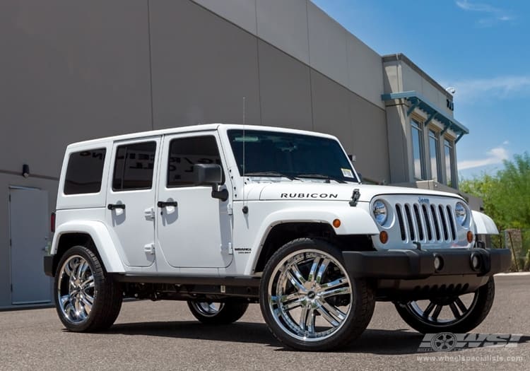 2012 Jeep Wrangler with Avenue A607 wheels