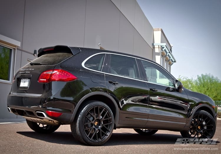 2013 Porsche Cayenne with Victor Equipment Innsbruck wheels