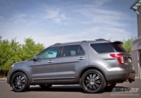 2012 Ford Explorer with MKW Avenue A601 wheels