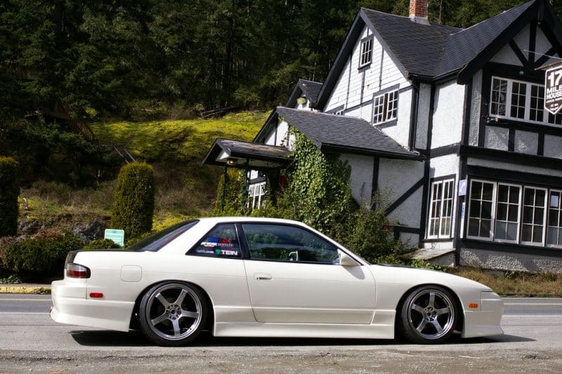1990 Nissan S13 with 17x9 Rays Engineering Gram Lights T57-RC wheels