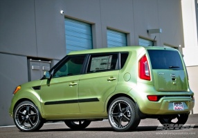 2013 Kia Soul with TSW Carthage wheels