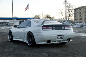1990 Nissan 300ZX 2-seat with 19x10 Tenzo GF7 wheels