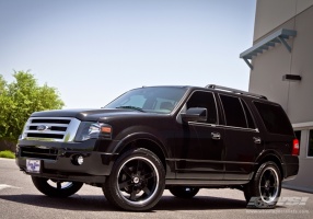 2013 Ford Expedition with Black Rhino Pondora wheels