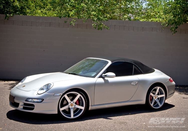 2011 Porsche 911 with Vossen CV3-R wheels