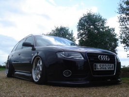 2002 Audi A6 with 18x9.5 keskin kt5 wheels