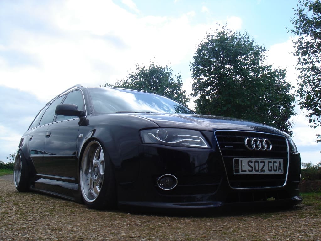 2002 Audi A6 with 18x9.5 keskin kt5 wheels