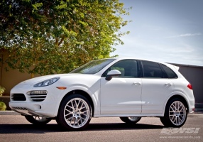 2012 Porsche Cayenne with Victor Equipment Innsbruck wheels