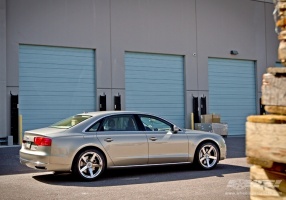2013 Audi A8 with Koko Kuture Sardinia-5 wheels