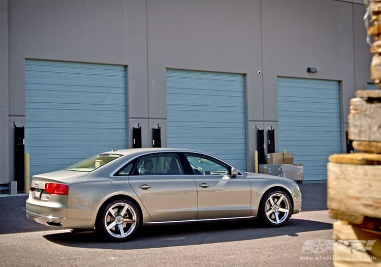 2013 Audi A8 with Koko Kuture Sardinia-5 wheels