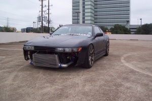 1991 Nissan S13 with 18x9 Wedsport SA70 wheels
