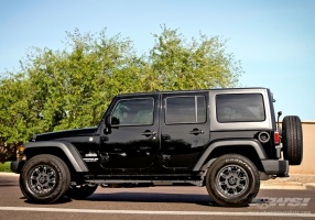 2012 Jeep Wrangler with Black Rhino Rockwell wheels