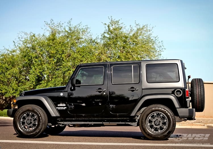 2012 Jeep Wrangler with Black Rhino Rockwell wheels