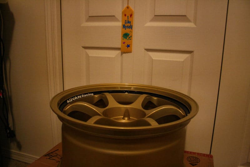 1990 Nissan S13 with 17x9.5 Yokohama Advan RG wheels